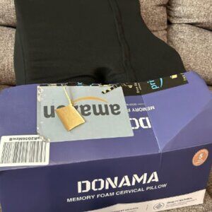 Donama Memory Foam Cervical Pillow Like New in Packaging